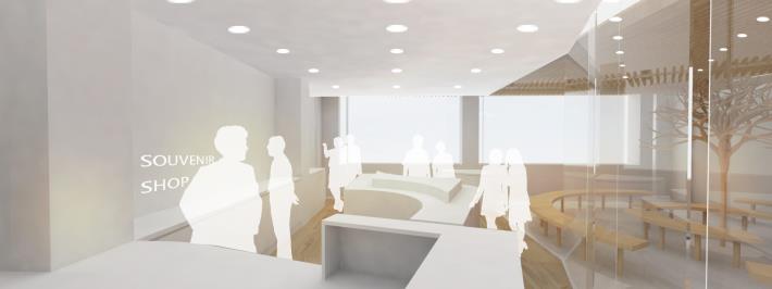 圖4內部空間示意圖-紀念品商店