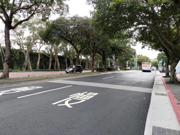 圖2北安路路面更新完成