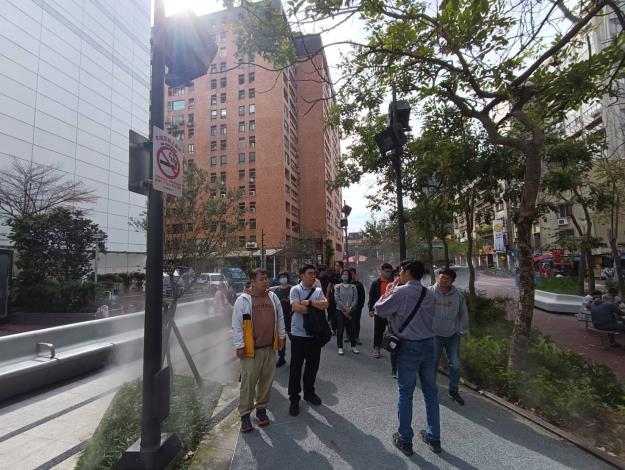 圖3. 瑠公綠廊實地參訪解說