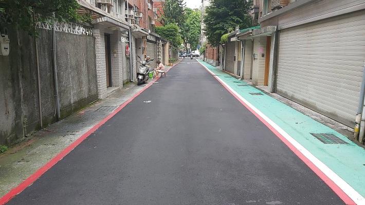 圖3伊通街99巷施工後1