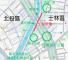 圖1文林路770巷人車實體區隔施工範圍圖