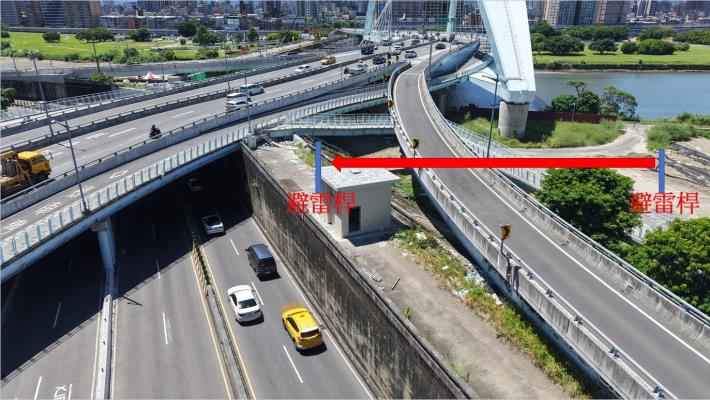 圖2 避雷桿吊裝作業示意圖