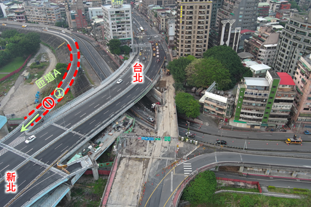 圖3 施工封閉路段示意圖