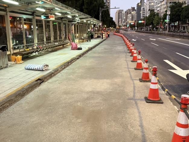 圖6 半剛性鋪面施工完成照-1