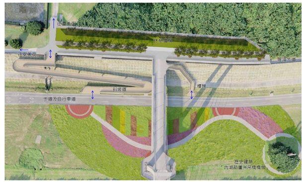 圖5內湖端-平面配置模擬圖