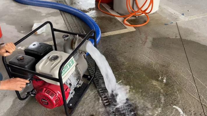 圖3抽水機整備測試完成