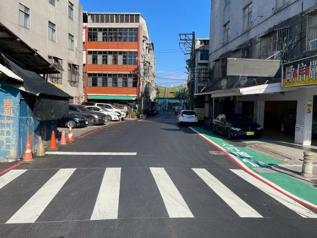 圖2路面更新完成