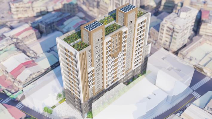 圖3-鳥瞰模擬透視圖