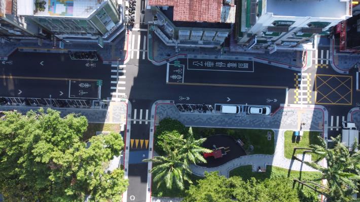 圖4 師大路完工空拍圖