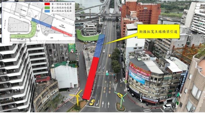 圖4、第2階段-銜接主線橋梁引道拓寬範圍.JPG