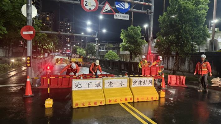 圖4架設防水板
