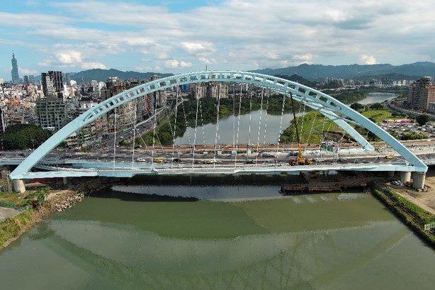 11302-主橋施工現況(下游側)