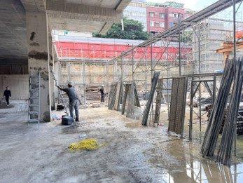 114.11.15-B2F施工架拆除作業
