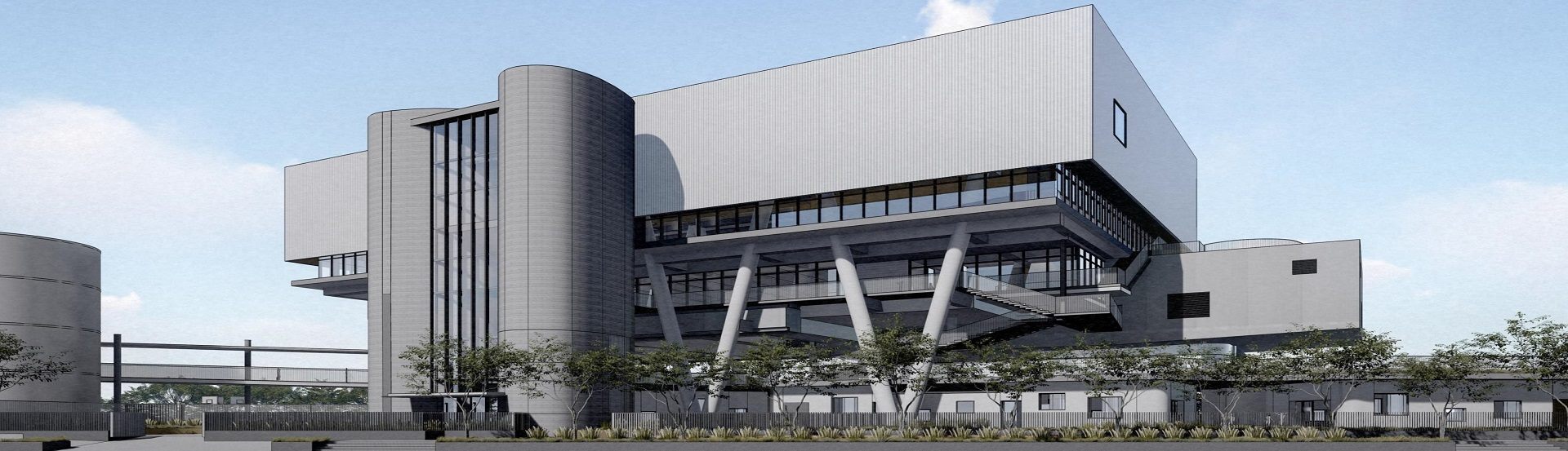 臺北市文山區力行國民小學活動中心新建工程完工願景圖