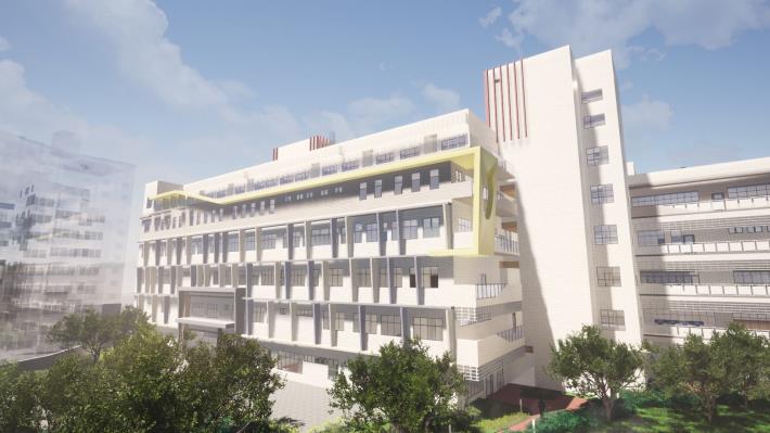 圖4.萬隆東營區社會福利設施用地新建工程-完工願景圖