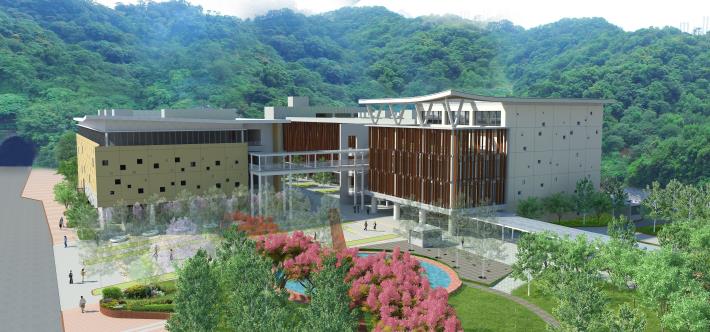 圖5.臺北市殯葬管理處第二殯儀館二期整建工程-3D透視圖