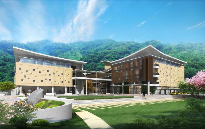 圖2 臺北市殯葬管理處第二殯儀館二期整建工程完工後模擬外觀圖