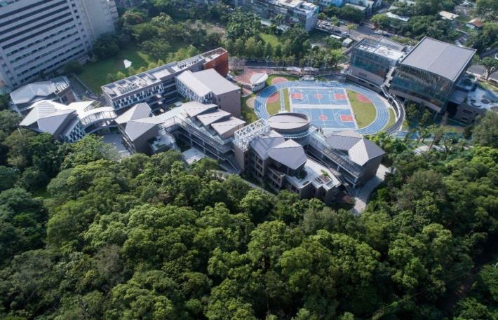 圖4.永建國民小學完工空拍照片