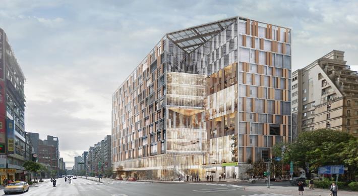 圖4. 南門市場大樓完工透視圖