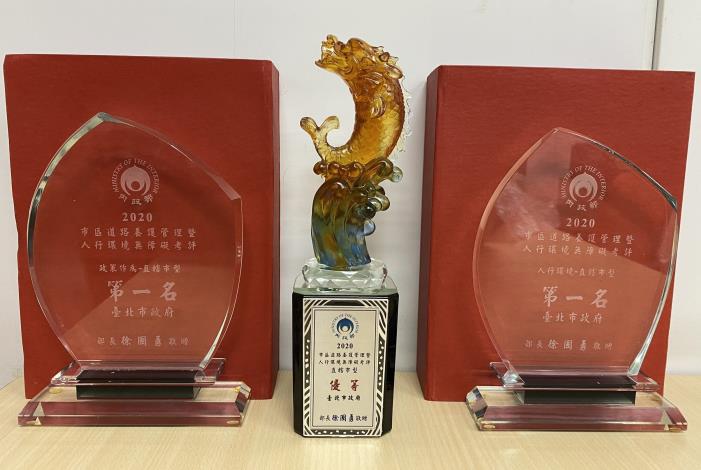 圖3.臺北市榮獲眾多獎項，成績斐然