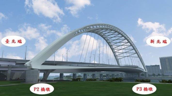 圖8中正橋改建完工模擬圖2
