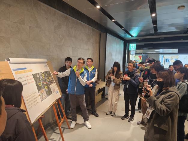圖1.常德街人行地下連通道簡報說明