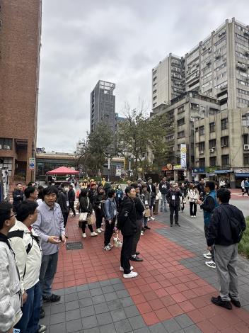 圖12瑠公綠廊實地觀摩
