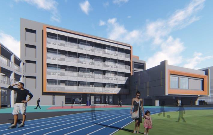 圖5運動場方向外觀示意圖