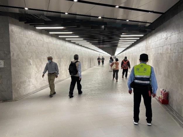 Photo of the Changde Street Underground Pedestrian Passage Project upon completion (2)