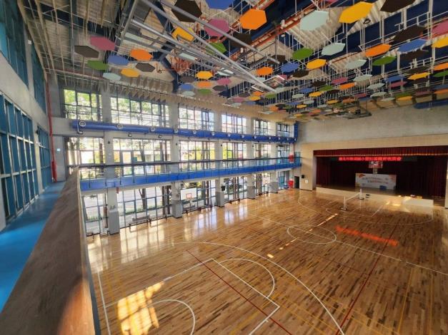 Photo of the Taipei City Neihu District Xinhu Elementary School Activity Center New Construction Project upon completion (1)