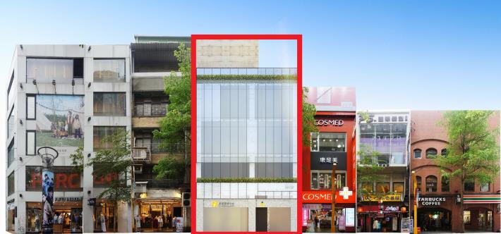 Picture 1. Simulated image of the reconstruction project of No. 45, Hanzhong Street, Wanhua District, Taipei City