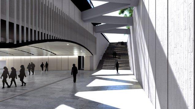 Picture 14. A photo simulation of the Zhongxiao East Road Underground Entrance Project upon completion