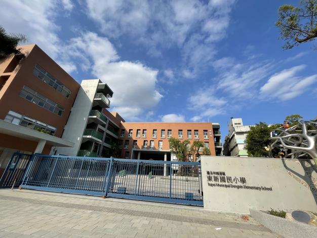 Figure 1 Front gate, administrative block, and classroom block