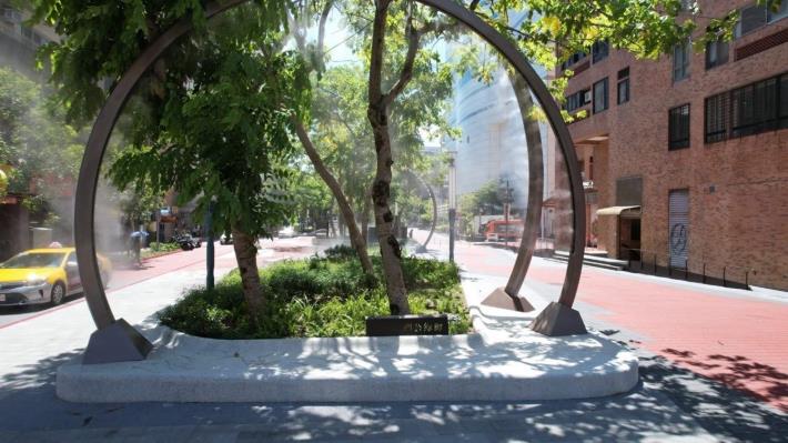 Image 5. Liugong Green Corridor Project completed. Mist rin