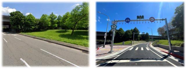 Image 7. Before-and-after comparison of the construction site