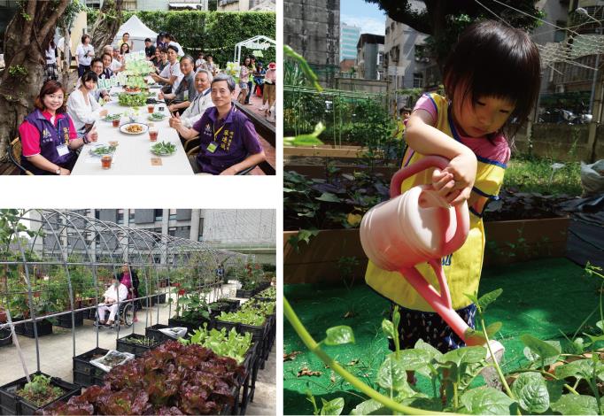 照片14：以營造都市農耕新典範，增加都市生態功能的「田園城市」。