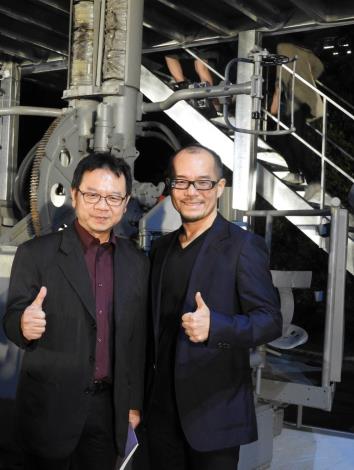 圖4.公園處長與基金會執行長李彥良合影