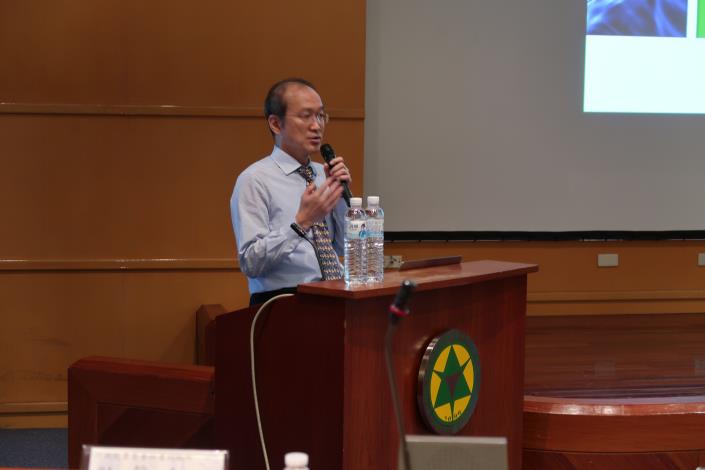(圖5)行政院農業委員會林業試驗所張彬所長講述韌性城市行動.JPG