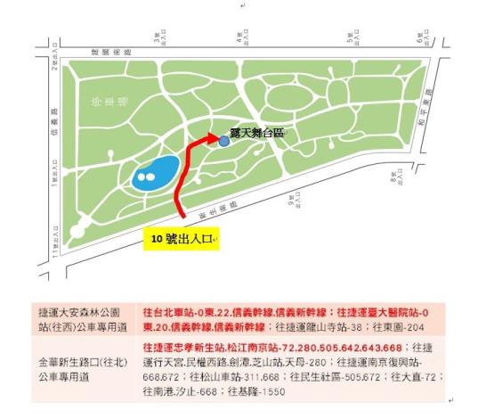 活動場地交通位置圖