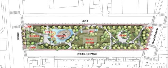 圖3  松榮公園配置圖