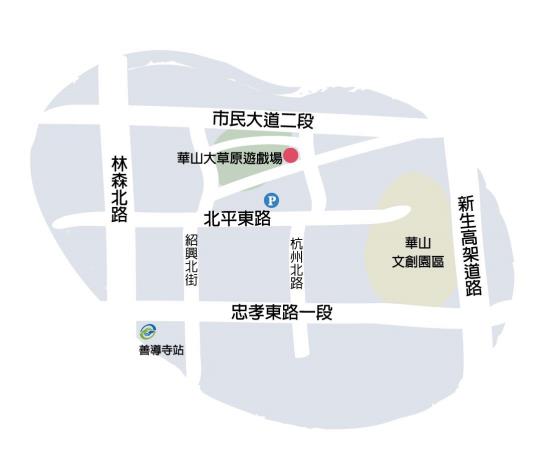 「2019共融樂遊」臺北場位置圖