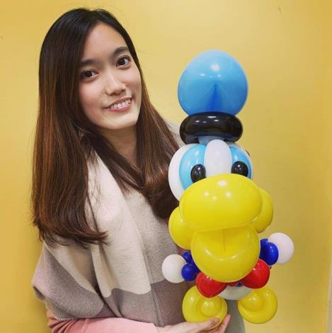 圖5  氣球米妮姊姊，於3月28日將有變魔術送氣球活動（取自氣球米妮MiniMinnie臉書）