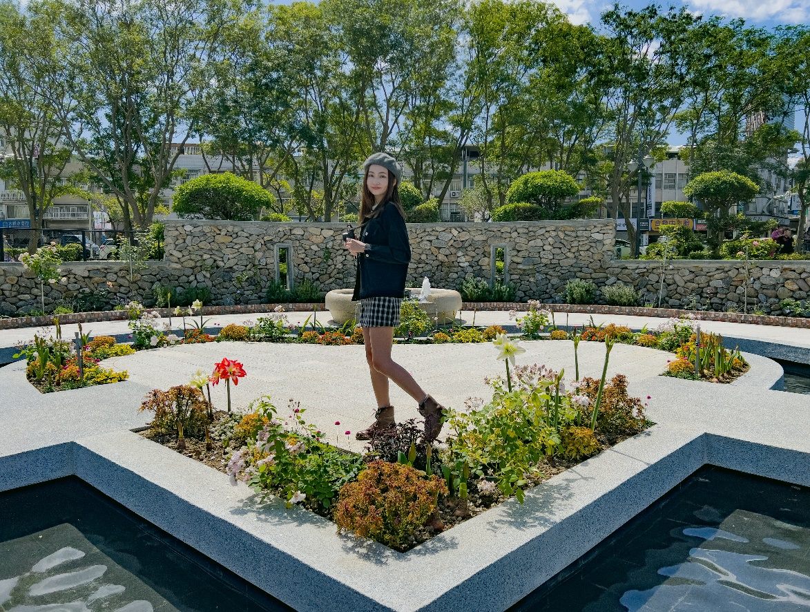 圖八、祕密花園愛心型造景