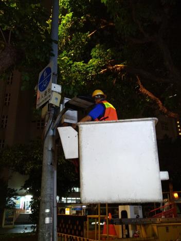夜間作業