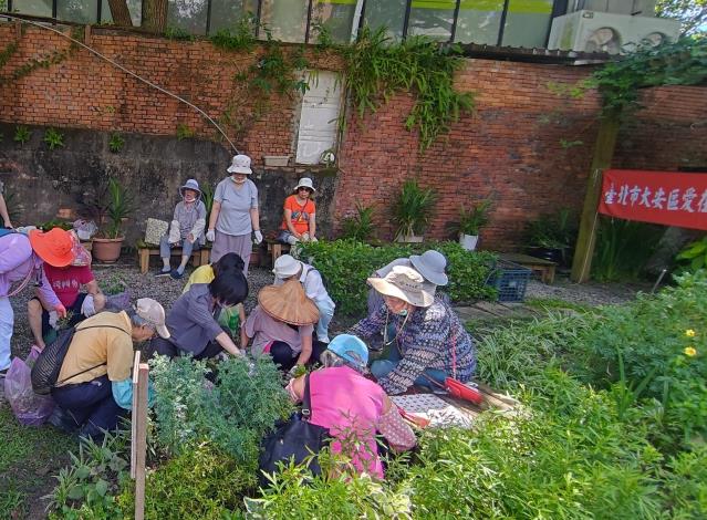 圖5.本府致力於推動建置田園城市,讓每位市民即使身處都會也可以體驗田園樂趣