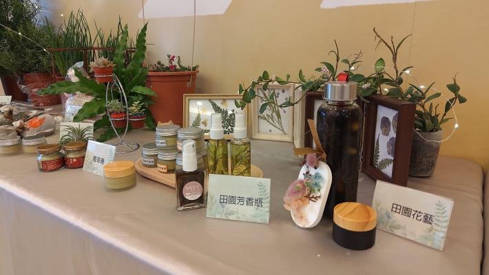 圖12.療癒課程手作成果展示