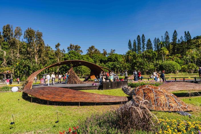 圖7. 花季展區規劃融入許多環境永續再生的議題與素材