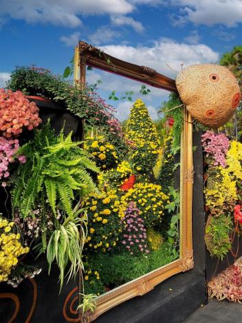 圖8. 花季展區融入藝術家的巧思讓展場充滿文化藝術氣息