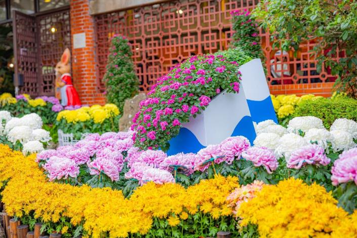 圖4.隨手一拍，滿園盛開菊花，快把握展期的最後假日賞花