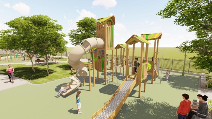 圖2：造型滑梯模擬圖